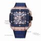 AAA replica BBF factory Hublot Big Bang square hollow rose gold case rubber strap watch (9)_th.jpg